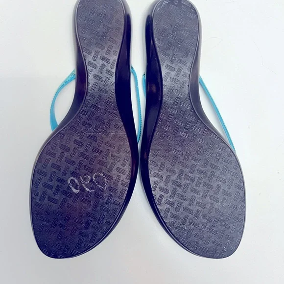 Italian shoemakers, sandals, aqua, 10 - Picture 3 of 3